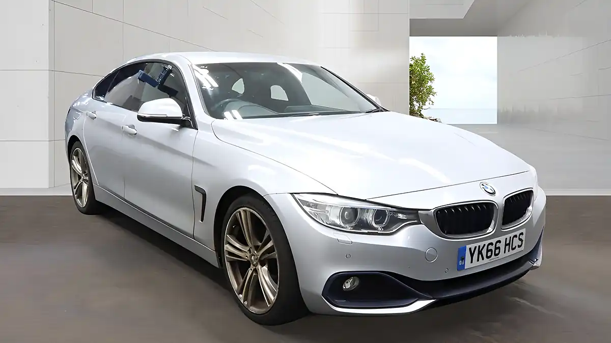 Used 2016 BMW 4 Series Gran Coupe Sport Silver - Front View