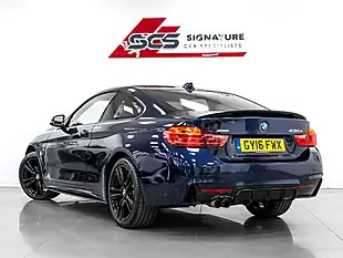 Used 2016 BMW 4 Series M Sport Coupe Tanzanite Blue - Interior and Exterior details 4