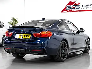 Used 2016 BMW 4 Series M Sport Coupe Tanzanite Blue - Interior and Exterior details 5