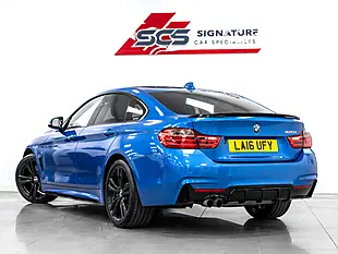 Used 2016 BMW 4 Series M Sport Estoril Blue - Interior and Exterior details 4