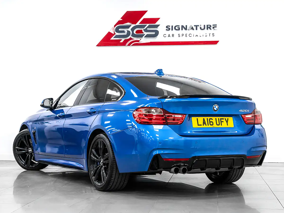 Used 2016 BMW 4 Series M Sport Estoril Blue - Interior and Exterior details 4