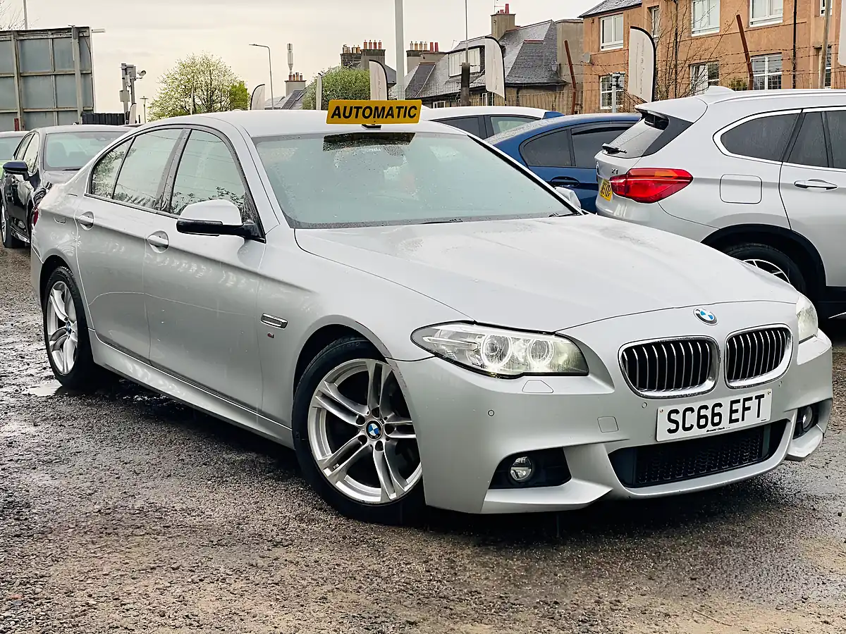 Used 2016 BMW 5 Series M Sport Silver - Front View