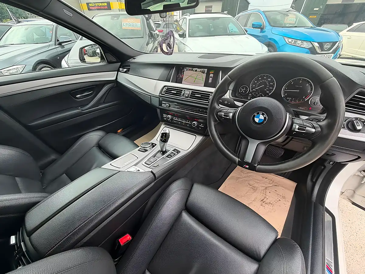 Used 2016 BMW 5 Series M Sport Touring White - Interior and Exterior details 12