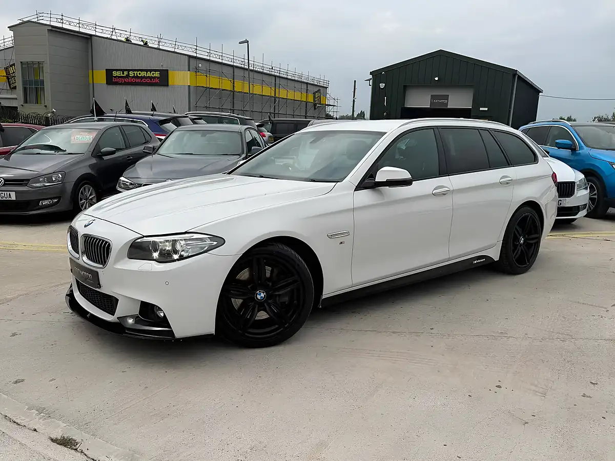 Used 2016 BMW 5 Series M Sport Touring White - Interior and Exterior details 4