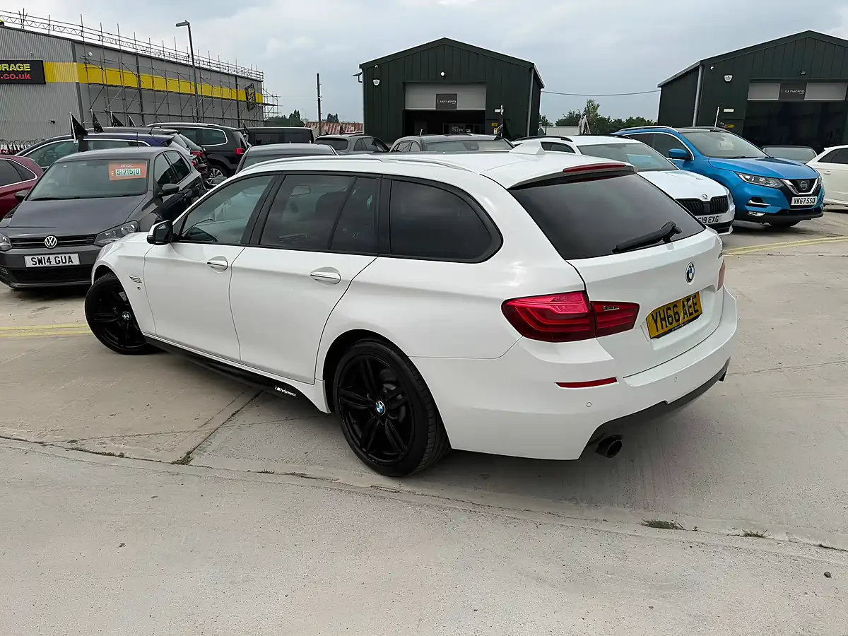Used 2016 BMW 5 Series M Sport Touring White - Interior and Exterior details 5