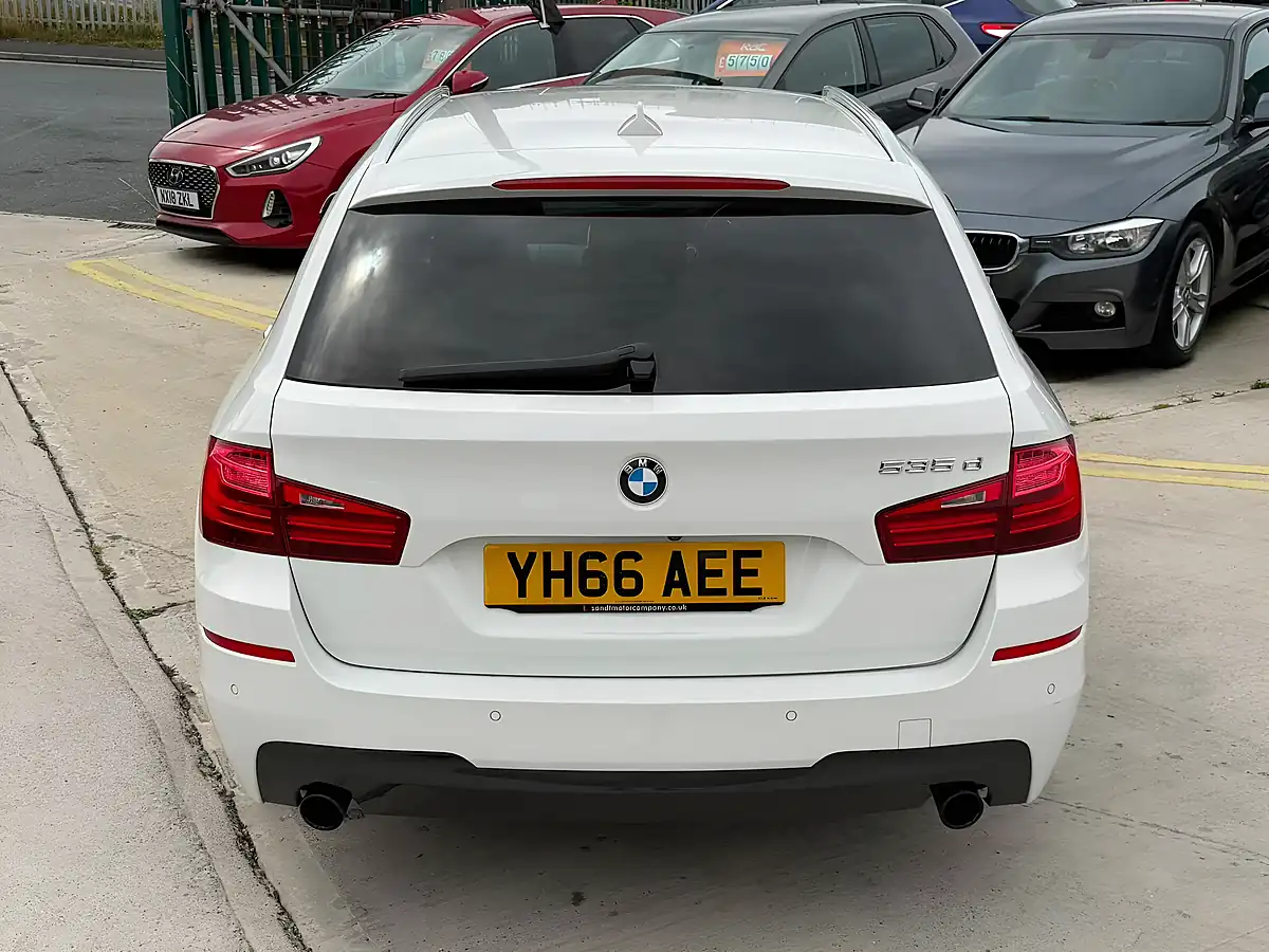 Used 2016 BMW 5 Series M Sport Touring White - Interior and Exterior details 9