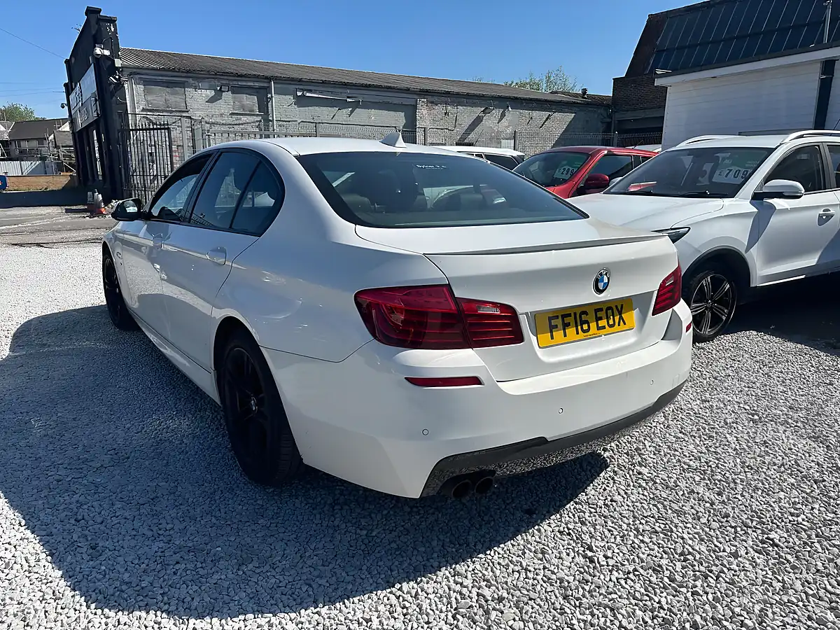 Used 2016 BMW 5 Series M Sport White - Interior and Exterior details 5