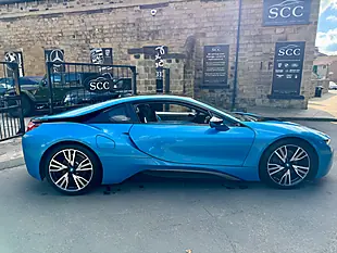 Used 2016 BMW i8 Coupe Protonic Blue - Interior and Exterior details 10