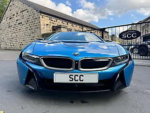Used 2016 BMW i8 Coupe Protonic Blue - Interior and Exterior details 8