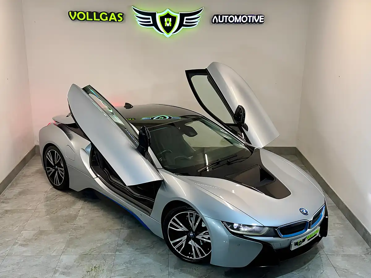 Used 2016 BMW I8 Coupe Silver - Front View