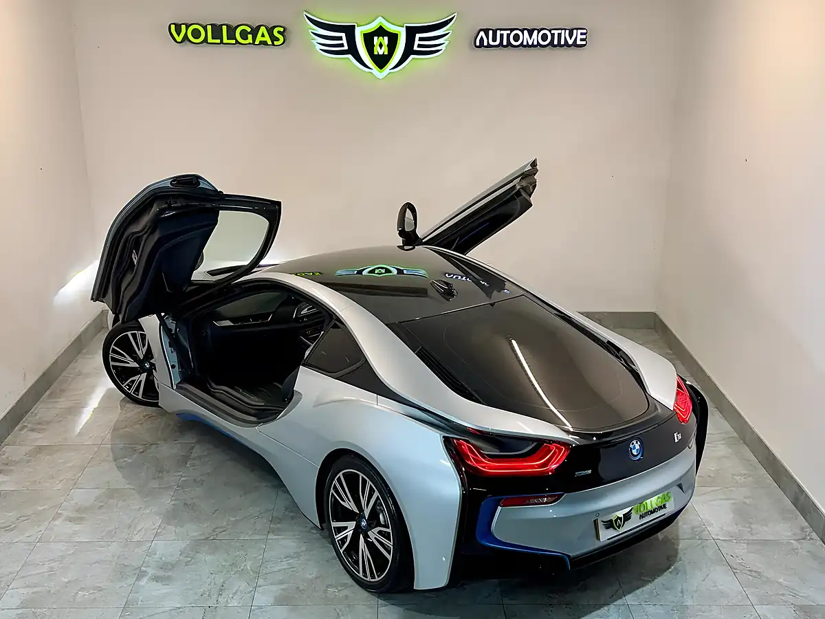Used 2016 BMW I8 Coupe Silver - Interior and Exterior details 4