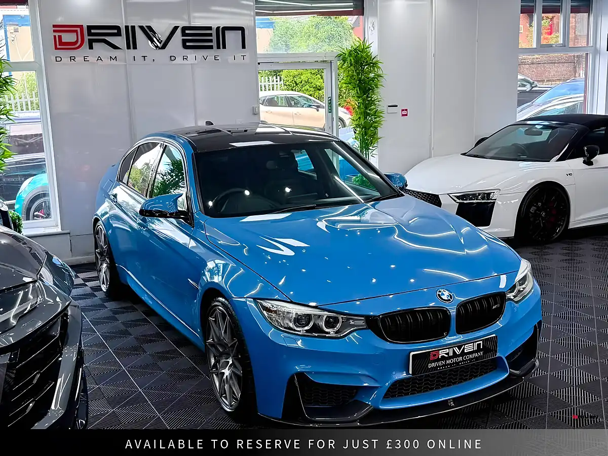 Used 2016 BMW M3 Competition Blue - Interior and Exterior details 12