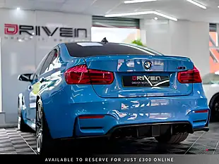 Used 2016 BMW M3 Competition Blue - Interior and Exterior details 2