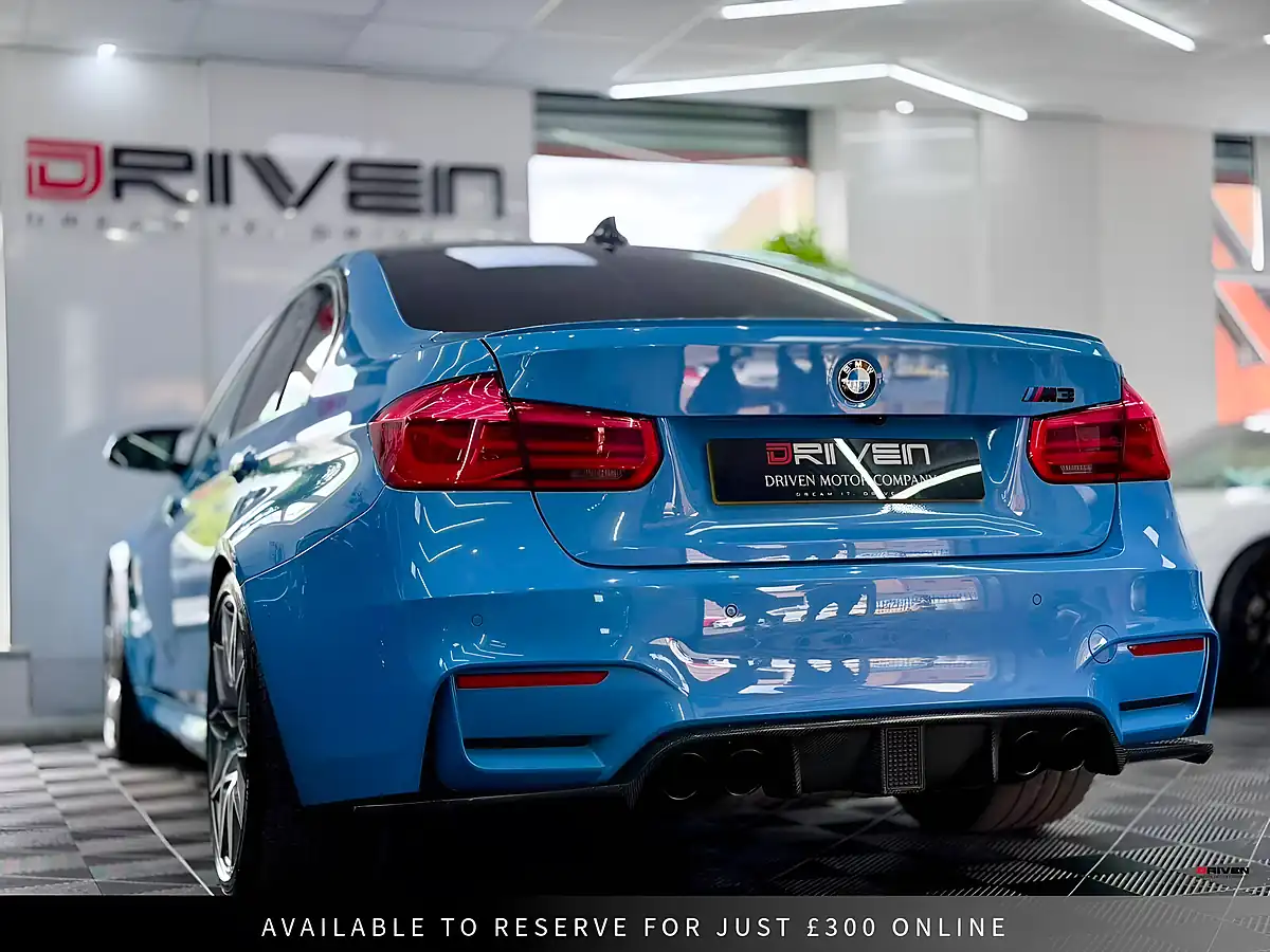 Used 2016 BMW M3 Competition Blue - Interior and Exterior details 2