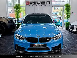 Used 2016 BMW M3 Competition Blue - Interior and Exterior details 3