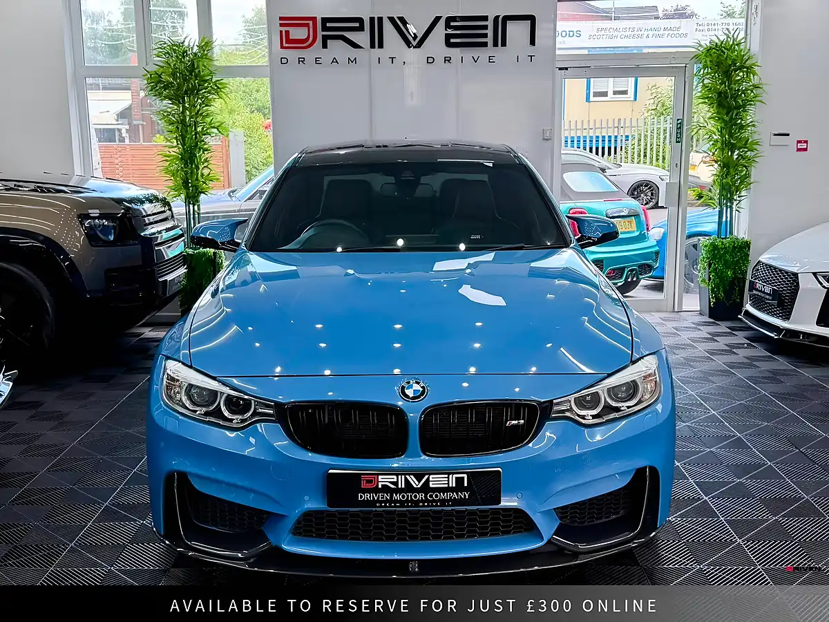 Used 2016 BMW M3 Competition Blue - Interior and Exterior details 3