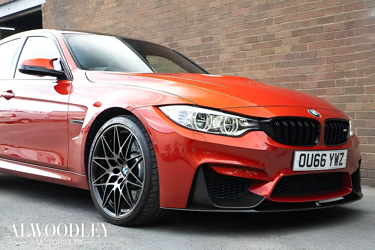Used 2016 BMW M3 Competition Orange - Interior and Exterior details 10