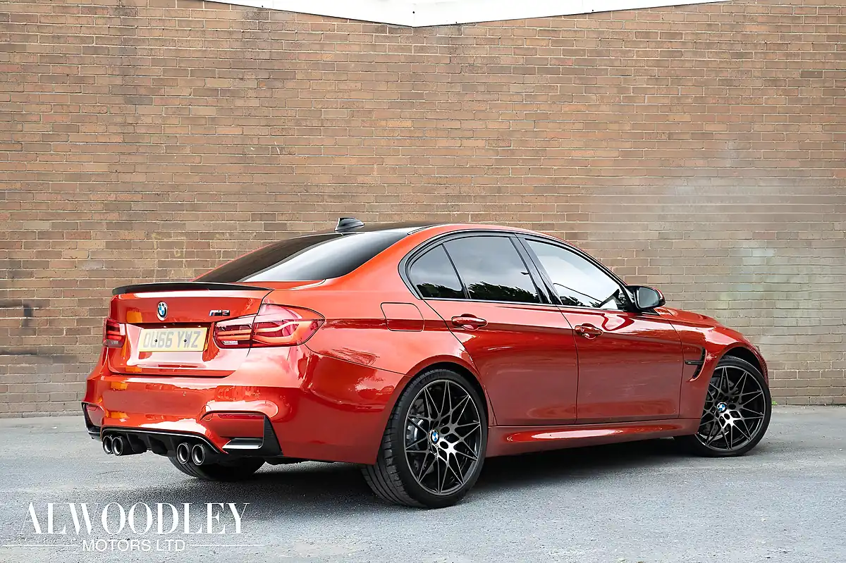 Used 2016 BMW M3 Competition Orange - Interior and Exterior details 9