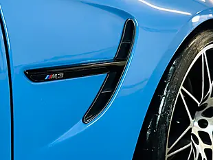 Used 2016 BMW M3 Competition Yas Marina Blue - Interior and Exterior details 15