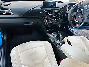 Used 2016 BMW M3 Competition Yas Marina Blue - Interior and Exterior details 5