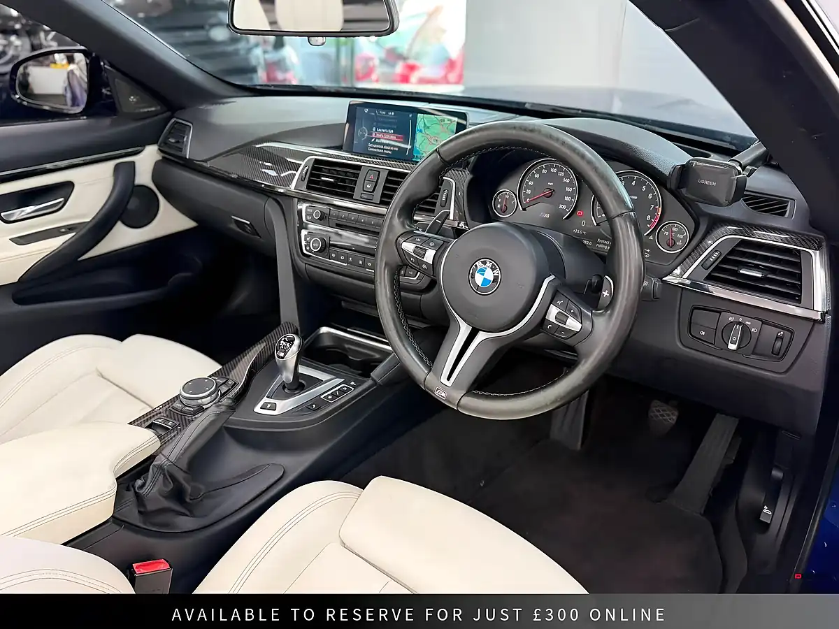 Used 2016 BMW M4 Competition Blue - Interior and Exterior details 5