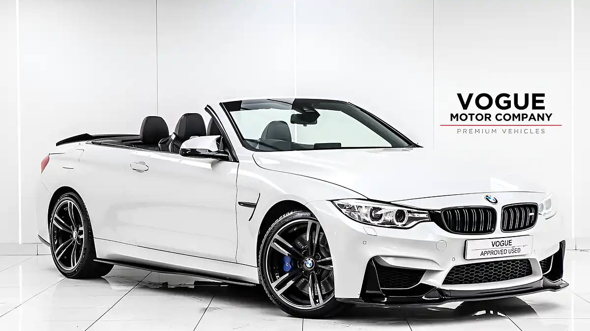 Used 2016 BMW M4 Convertible White - Front View
