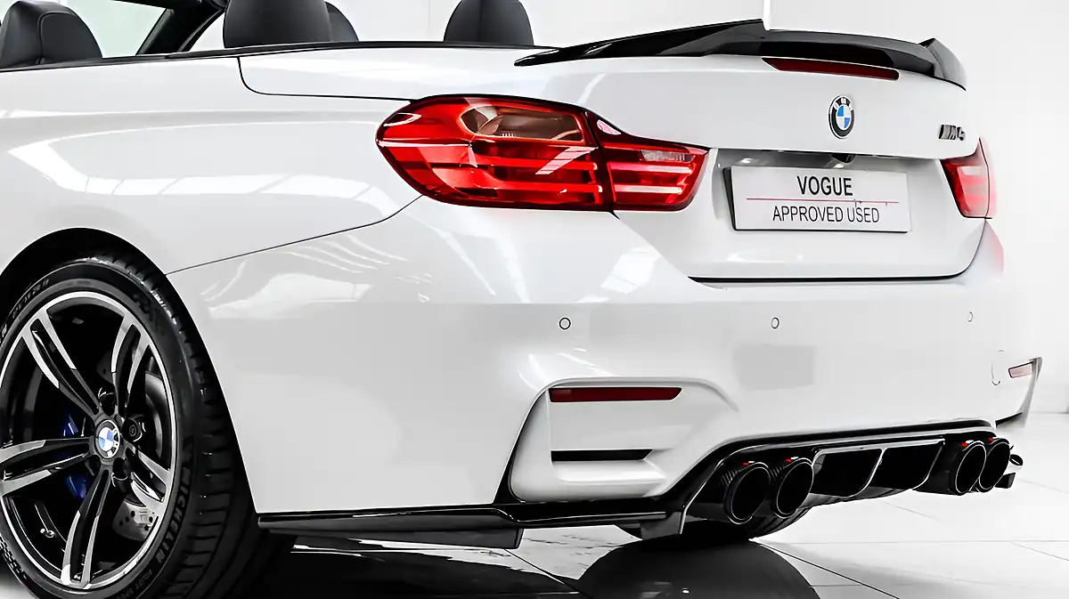 Used 2016 BMW M4 Convertible White - Interior and Exterior details 13