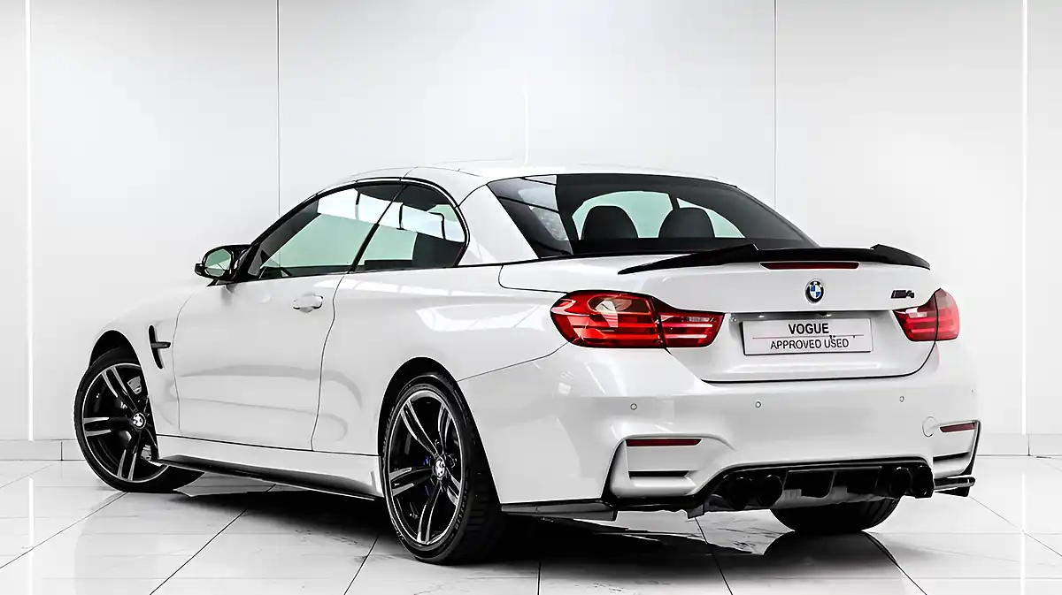 Used 2016 BMW M4 Convertible White - Interior and Exterior details 14