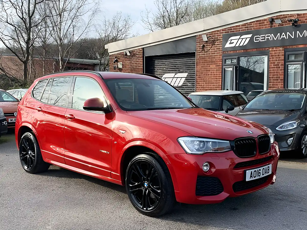 Used 2016 BMW X3 M Sport Red - Front View