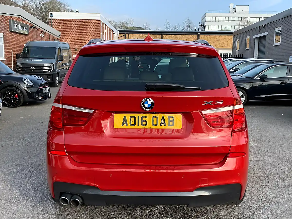 Used 2016 BMW X3 M Sport Red - Interior and Exterior details 11