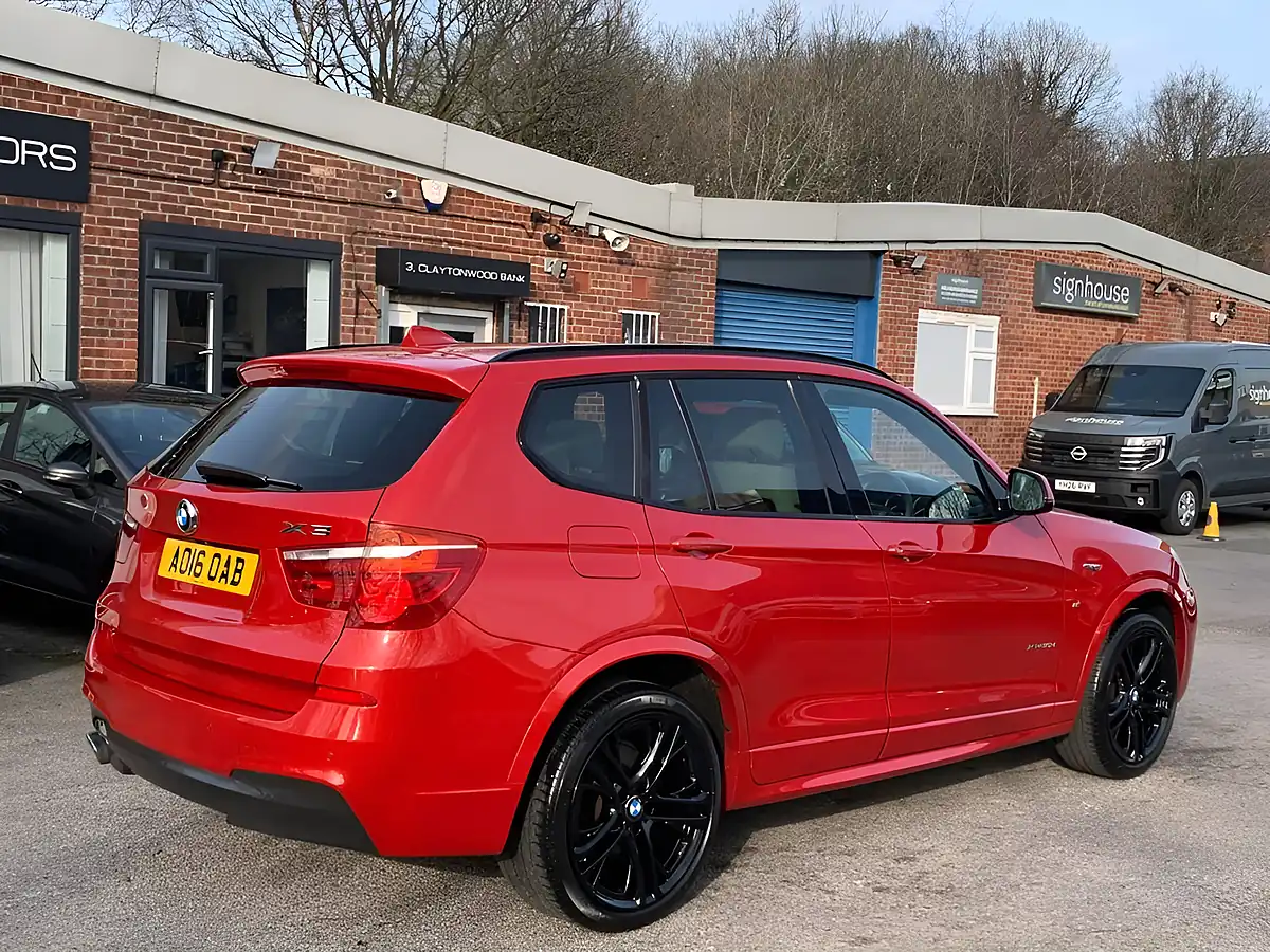 Used 2016 BMW X3 M Sport Red - Interior and Exterior details 3