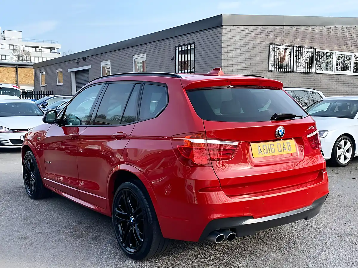 Used 2016 BMW X3 M Sport Red - Interior and Exterior details 4