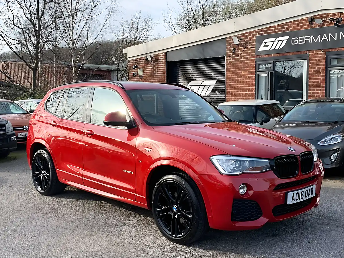 Used 2016 BMW X3 M Sport Red - Interior and Exterior details 5