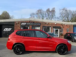 Used 2016 BMW X3 M Sport Red - Interior and Exterior details 6
