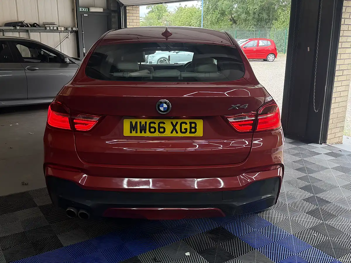 Used 2016 BMW X4 M Sport Red - Interior and Exterior details 14