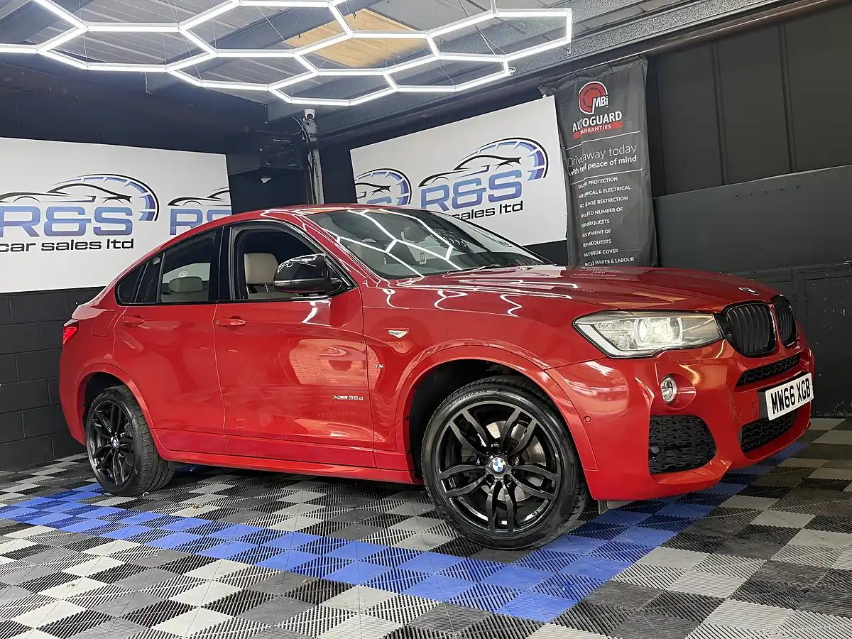 Used 2016 BMW X4 M Sport Red - Interior and Exterior details 2