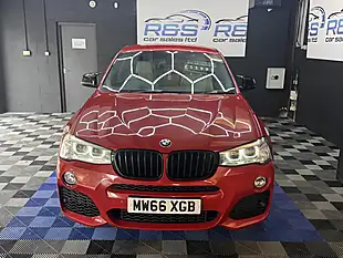 Used 2016 BMW X4 M Sport Red - Interior and Exterior details 3