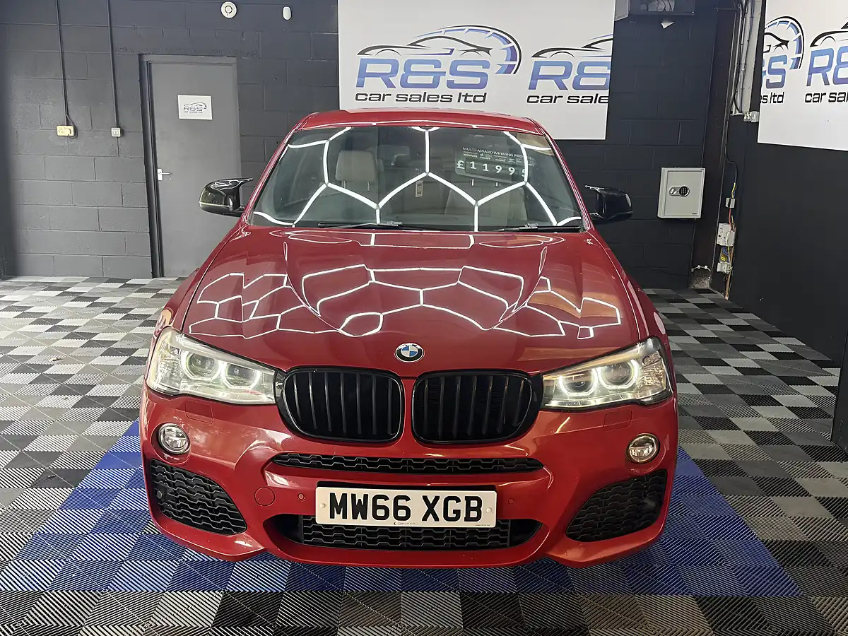 Used 2016 BMW X4 M Sport Red - Interior and Exterior details 3
