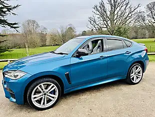 Used 2016 BMW X6 M Long Beach Blue - Interior and Exterior details 3