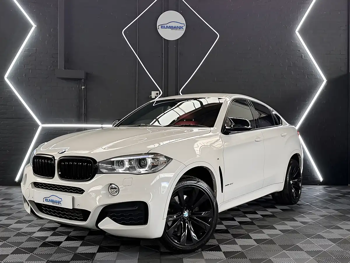 Used 2016 BMW X6 M Sport Alpine White - Interior and Exterior details 7