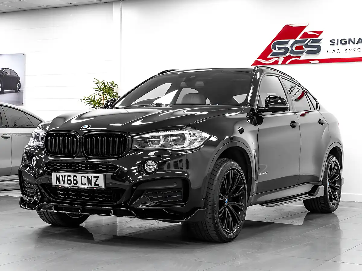 Used 2016 BMW X6 M Sport Ruby Black - Front View