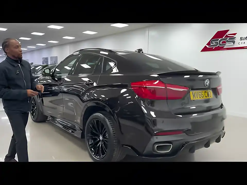 Used 2016 BMW X6 M Sport Ruby Black - Interior and Exterior details 20