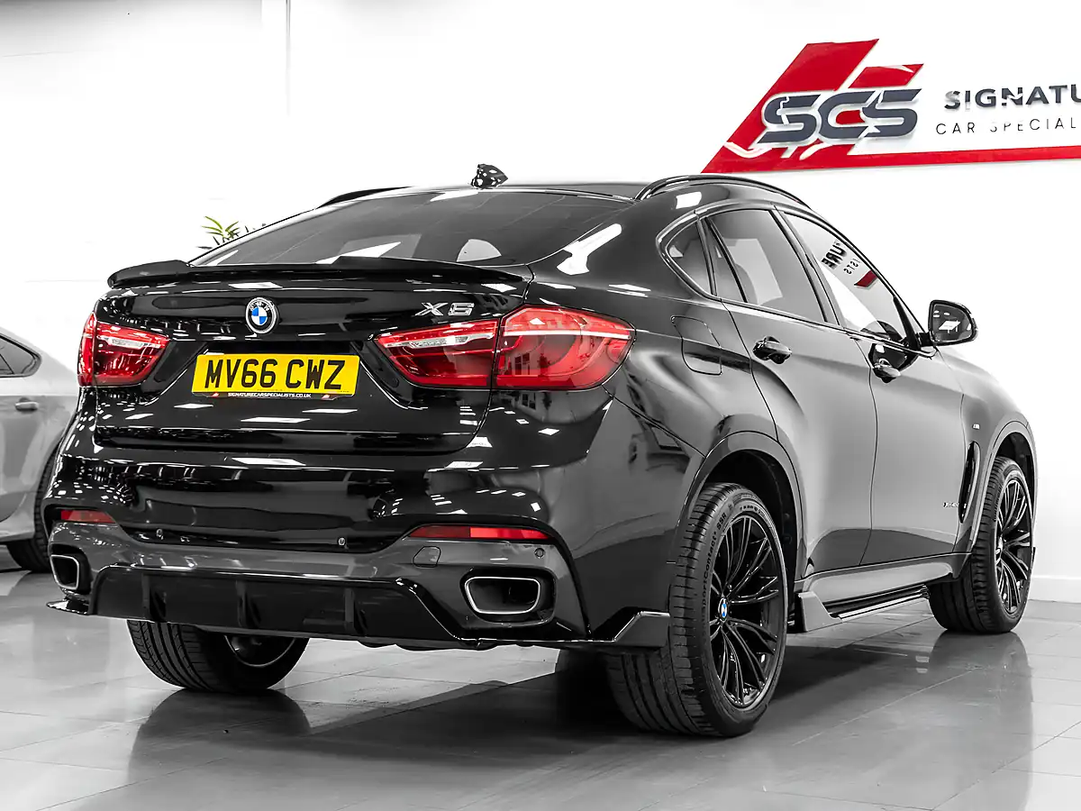 Used 2016 BMW X6 M Sport Ruby Black - Interior and Exterior details 4
