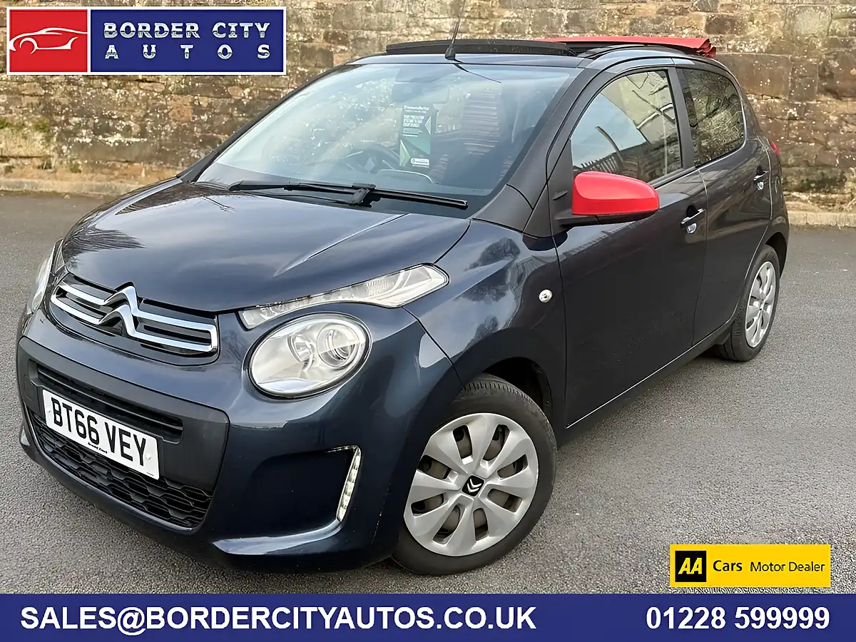 Used 2016 Citroen C1 Feel Airscape Smalt Blue - Front View