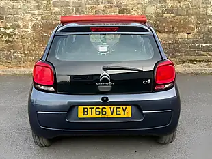 Used 2016 Citroen C1 Feel Airscape Smalt Blue - Interior and Exterior details 9