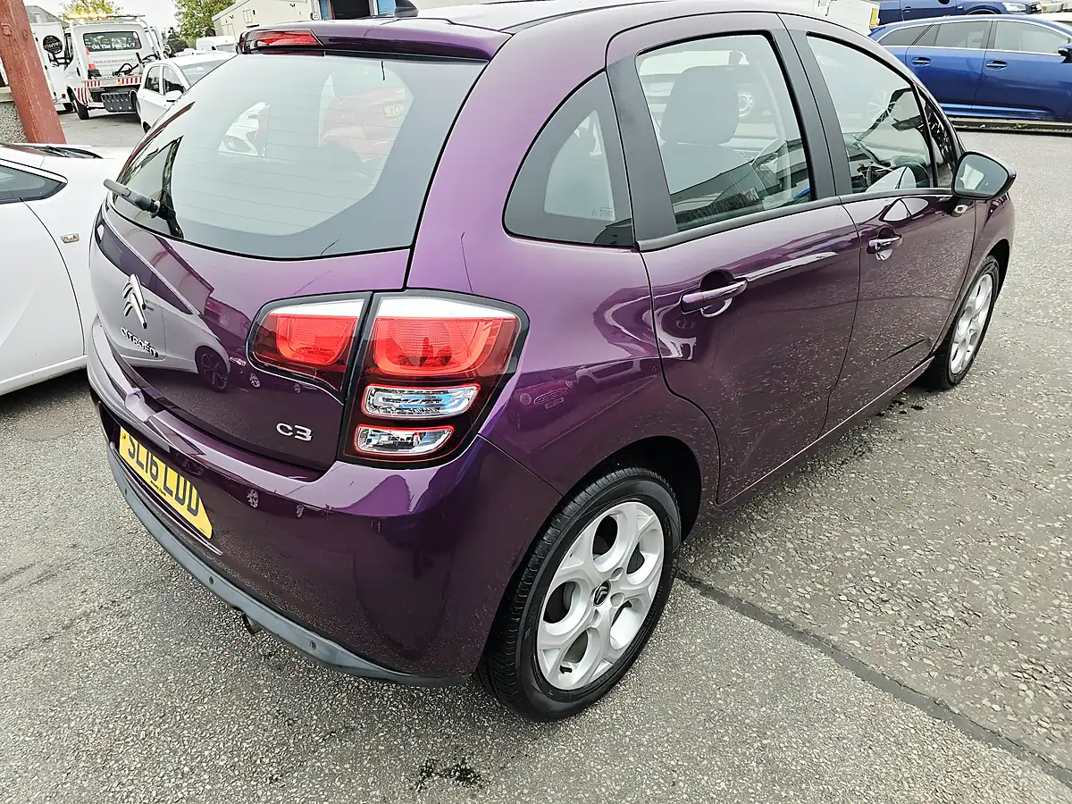 Used 2016 Citroen C3 Tech Edition Purple - Interior and Exterior details 5