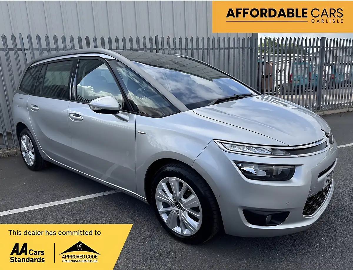 Used 2016 Citroen Grand C4 Picasso Exclusive 7 Seater Silver - Front View