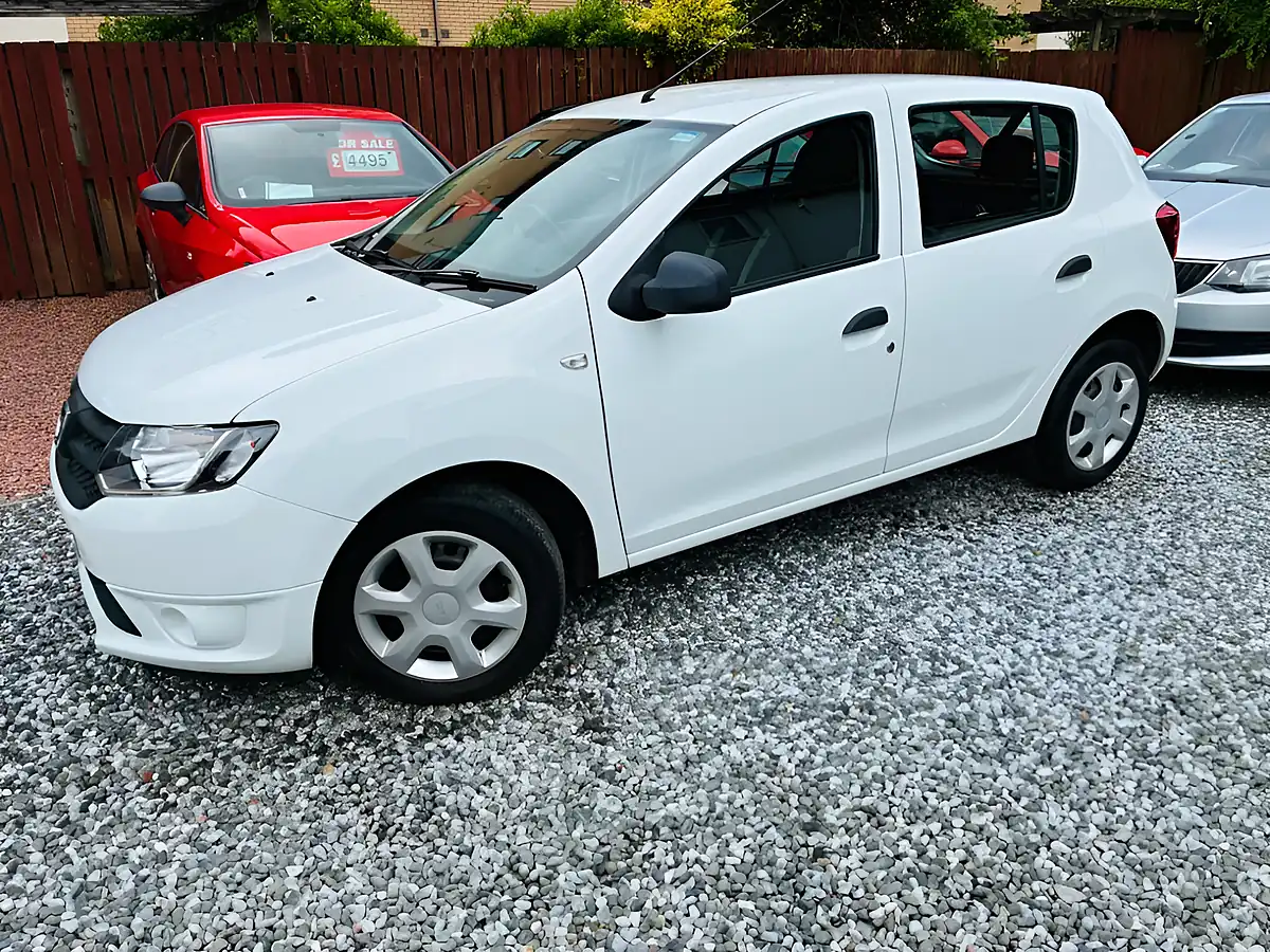 Used 2016 Dacia Sandero Ambiance White - Interior and Exterior details 2