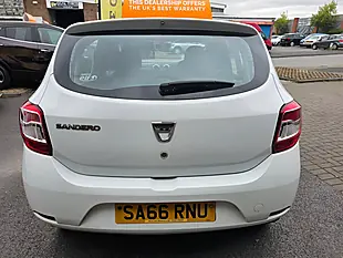 Used 2016 Dacia Sandero Ambiance White - Interior and Exterior details 16