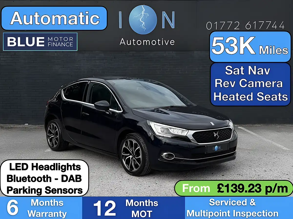 Used 2016 DS Automobiles DS 4 Prestige Ink Blue Met - Eku - Front View